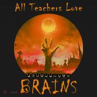 All Teachers Love Brains Zombie Tote Bag thumb 4