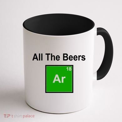 All The Beer ARGON Coffee Mug back