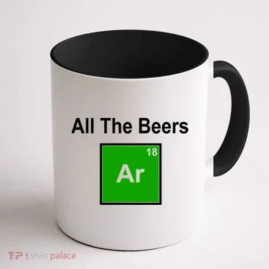 All The Beer ARGON Coffee Mug back