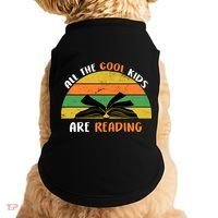 All The Cool Kids Are Reading Doggie Tank thumb 0