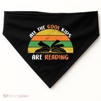 All The Cool Kids Are Reading USA-Made Doggie Bandana thumb 0