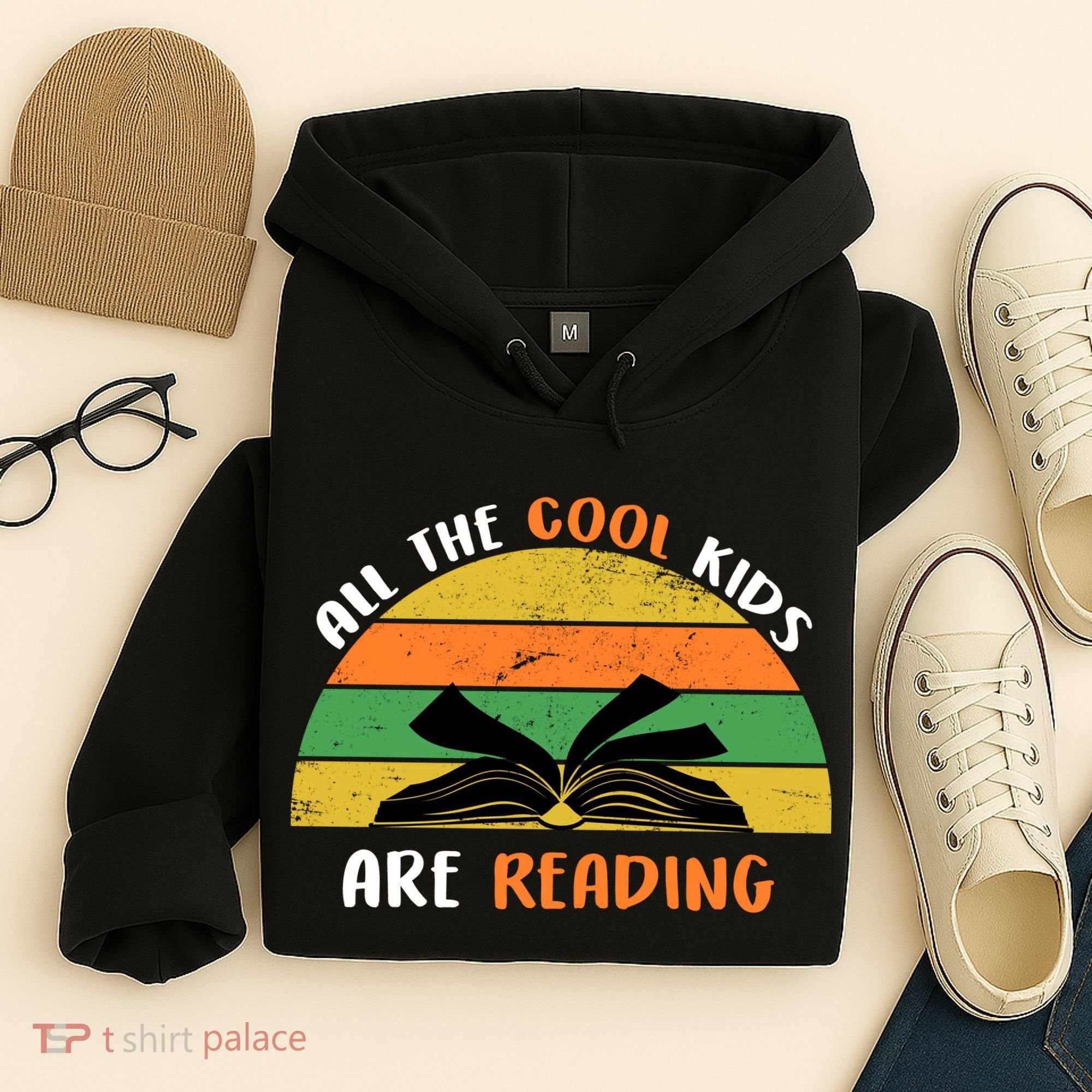 All The Cool Kids Are Reading Hoodie