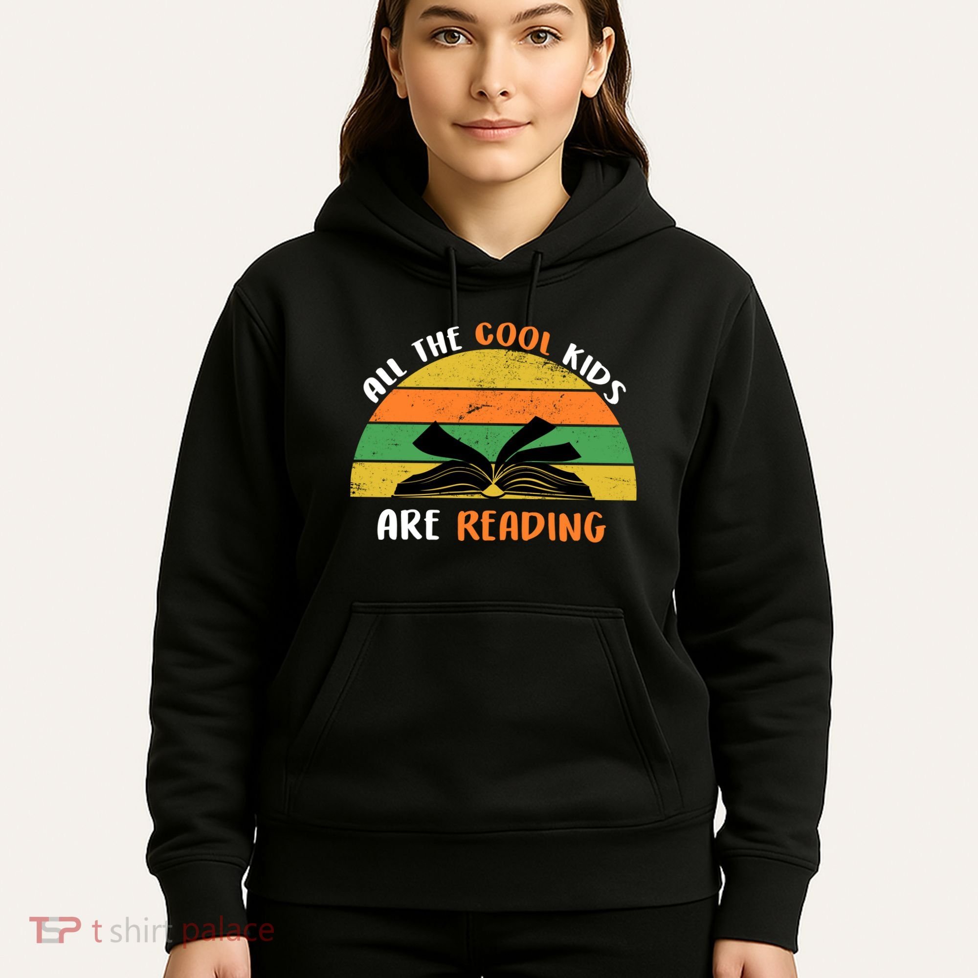 All The Cool Kids Are Reading Hoodie