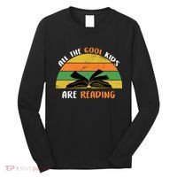 All The Cool Kids Are Reading Long Sleeve Shirt thumb 0