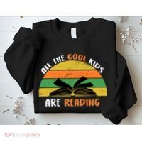 All The Cool Kids Are Reading Sweatshirt thumb 2