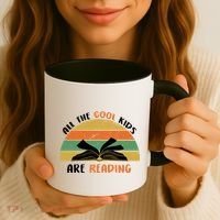 All The Cool Kids Are Reading Coffee Mug thumb 3