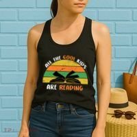 All The Cool Kids Are Reading Women's Tank Top thumb 2
