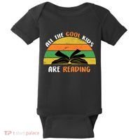 All The Cool Kids Are Reading Baby Bodysuit thumb 0