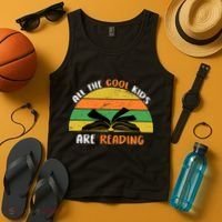 All The Cool Kids Are Reading Tank Top thumb 4