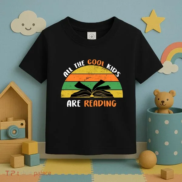 All The Cool Kids Are Reading Toddler T-Shirt
