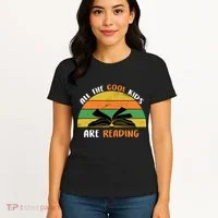 All The Cool Kids Are Reading Women's T-Shirt thumb 4
