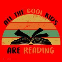 All The Cool Kids Are Reading Santa Hat thumb 1