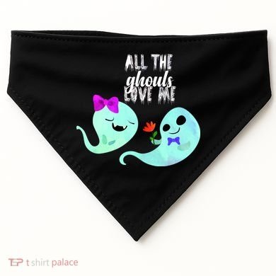 All The Ghouls Love Me USA-Made Doggie Bandana