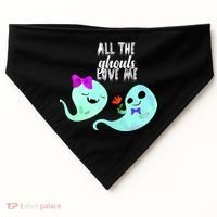 All The Ghouls Love Me USA-Made Doggie Bandana thumb 0