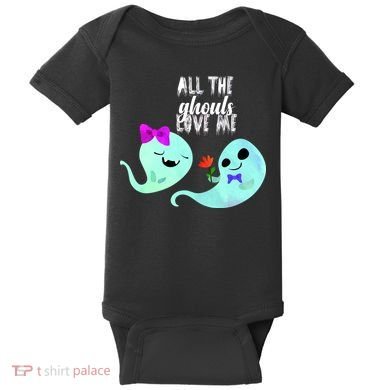 All The Ghouls Love Me Baby Bodysuit
