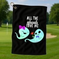 All The Ghouls Love Me Golf Towel thumb 1