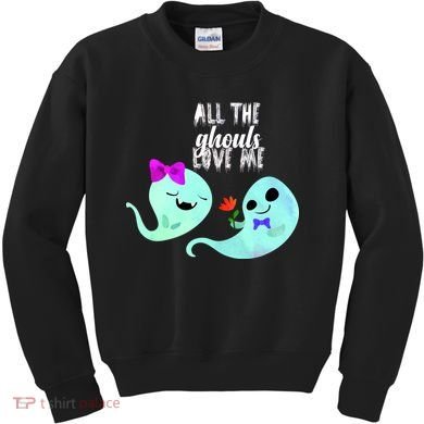 All The Ghouls Love Me Kids Sweatshirt