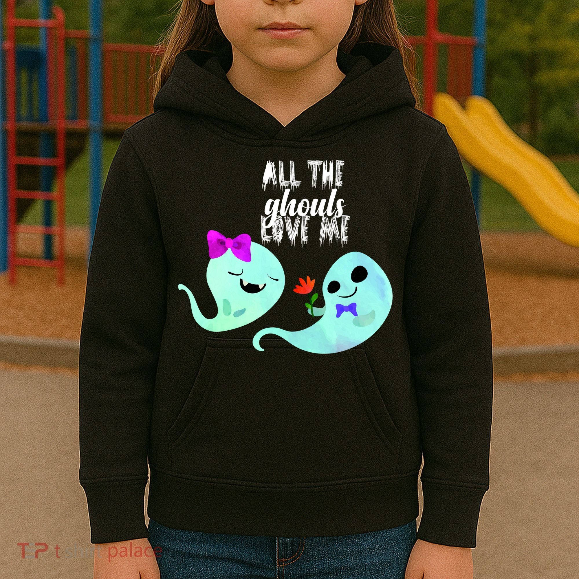 All The Ghouls Love Me Kids Hoodie