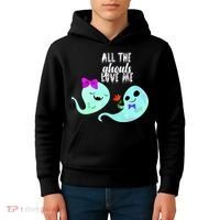 All The Ghouls Love Me Kids Hoodie thumb 4