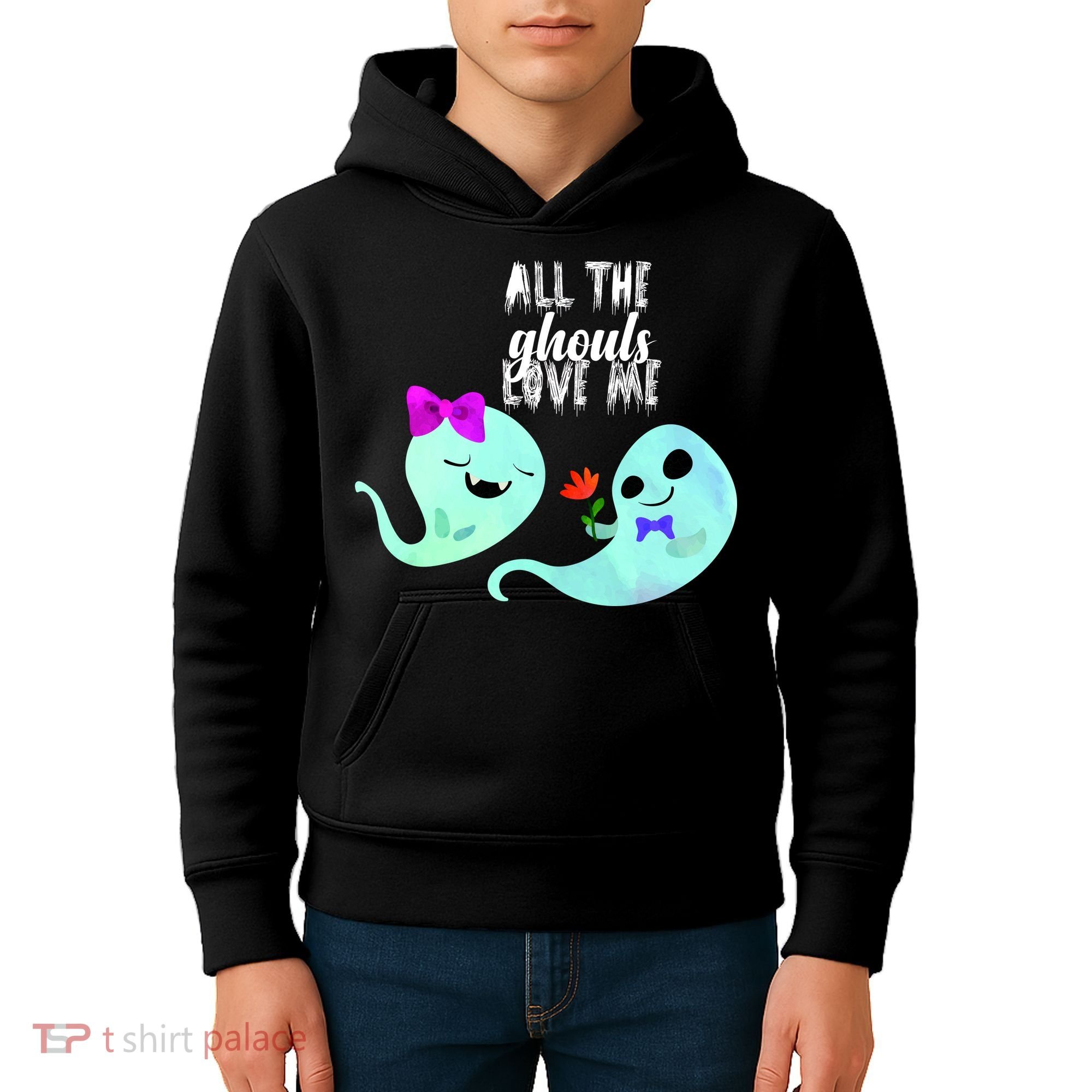 All The Ghouls Love Me Kids Hoodie