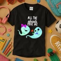 All The Ghouls Love Me Kids T-Shirt thumb 3