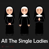 All The Single Ladies Nun USA-Made Doggie Bandana thumb 2