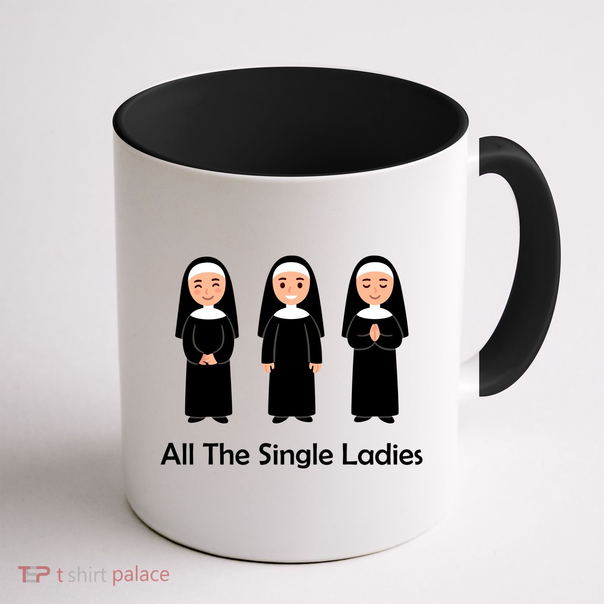 All The Single Ladies Nun Coffee Mug
