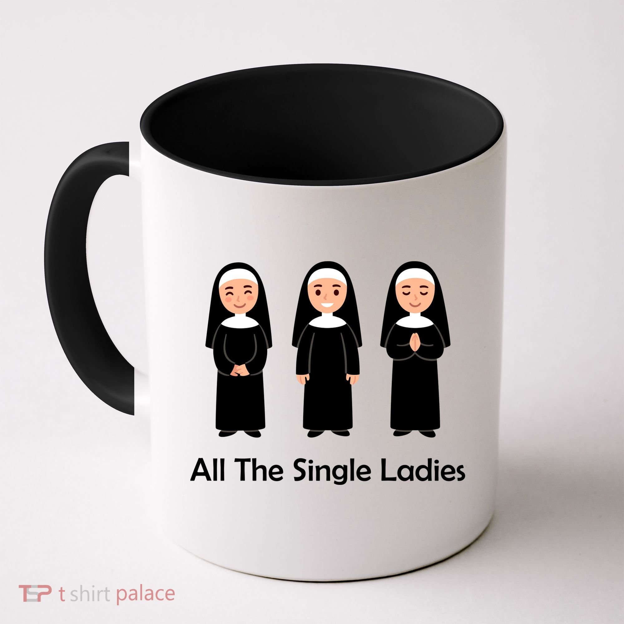 All The Single Ladies Nun Coffee Mug