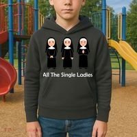 All The Single Ladies Nun Kids Hoodie thumb 2
