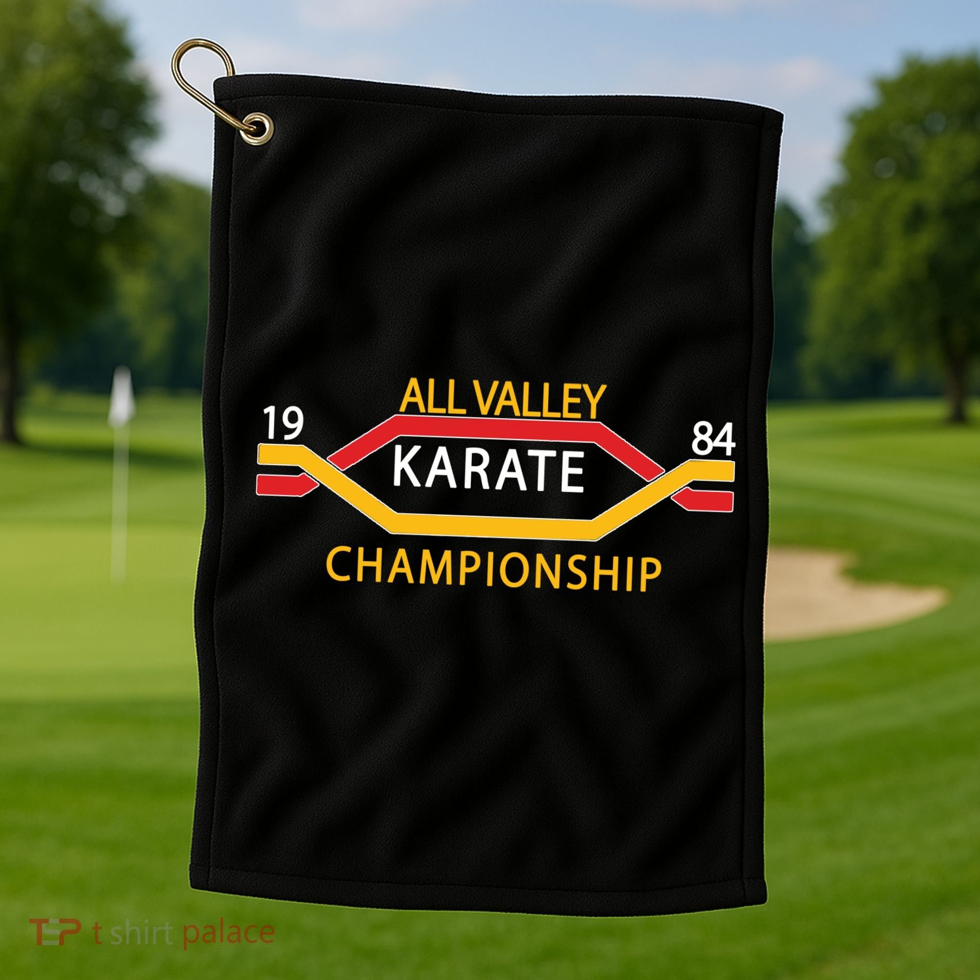 All Valley 1984 Karate Championship Golf Towel