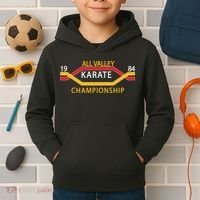 All Valley 1984 Karate Championship Kids Hoodie thumb 2