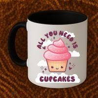 All You Need Is Cupcakes Coffee Mug thumb 2