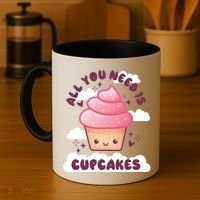 All You Need Is Cupcakes Coffee Mug thumb 4