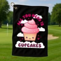 All You Need Is Cupcakes Golf Towel thumb 1