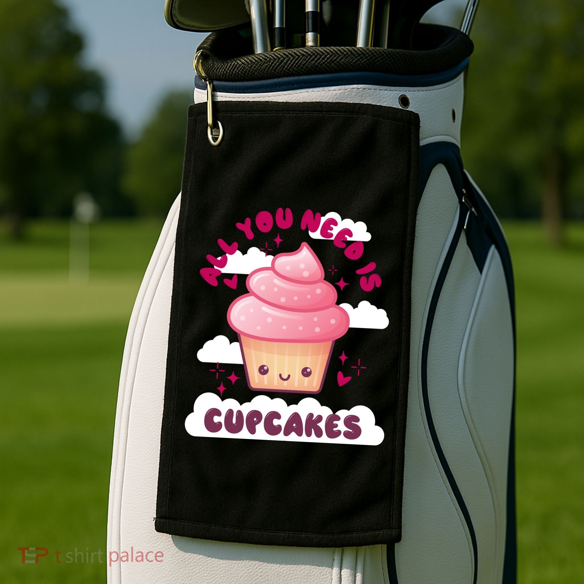 All You Need Is Cupcakes Golf Towel