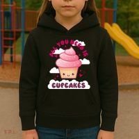 All You Need Is Cupcakes Kids Hoodie thumb 3