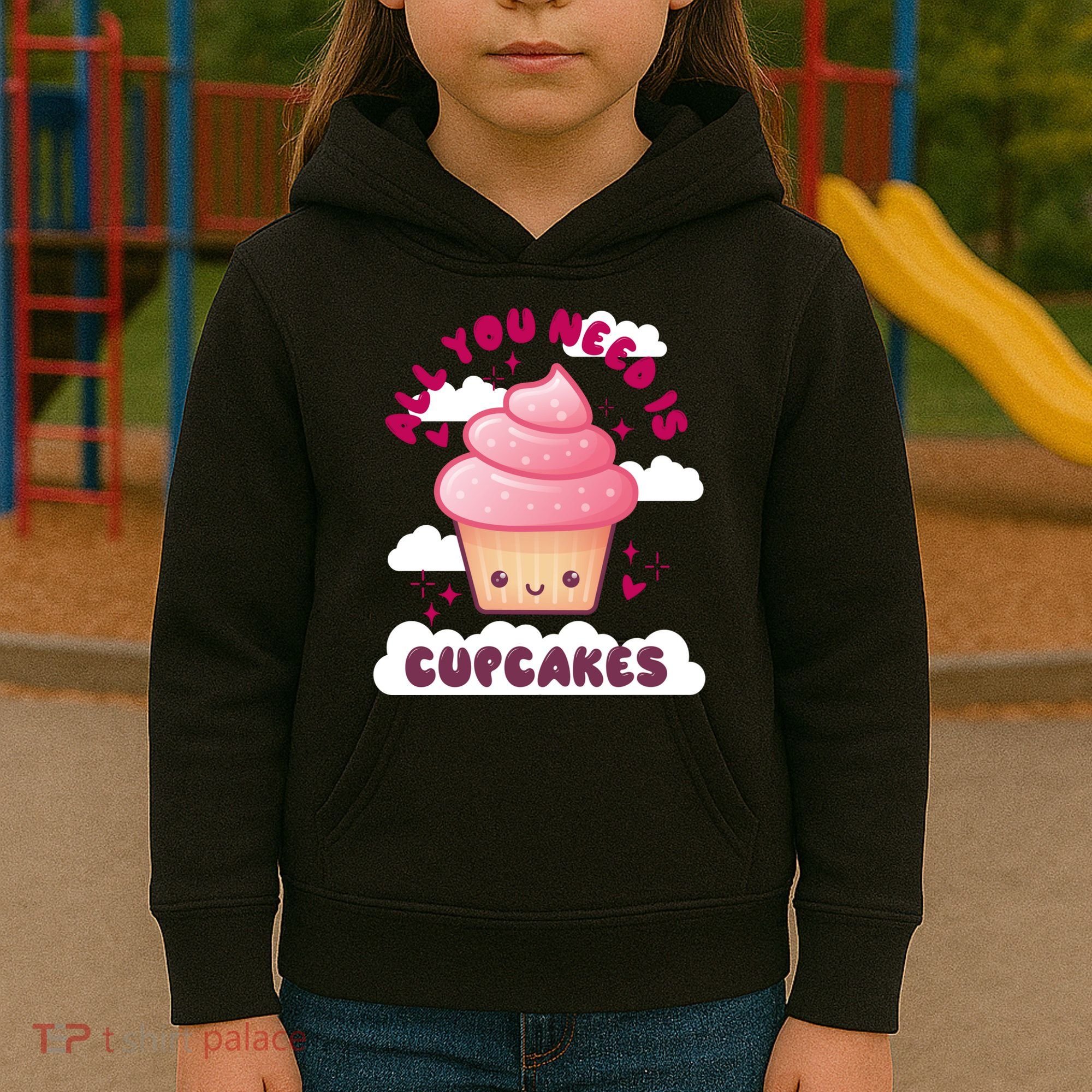 All You Need Is Cupcakes Kids Hoodie