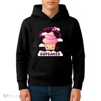 All You Need Is Cupcakes Kids Hoodie thumb 4