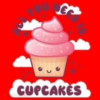 All You Need Is Cupcakes Santa Hat thumb 1