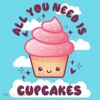 All You Need Is Cupcakes Kids Long Sleeve Shirt thumb 2