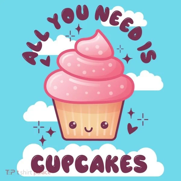 All You Need Is Cupcakes Kids Long Sleeve Shirt