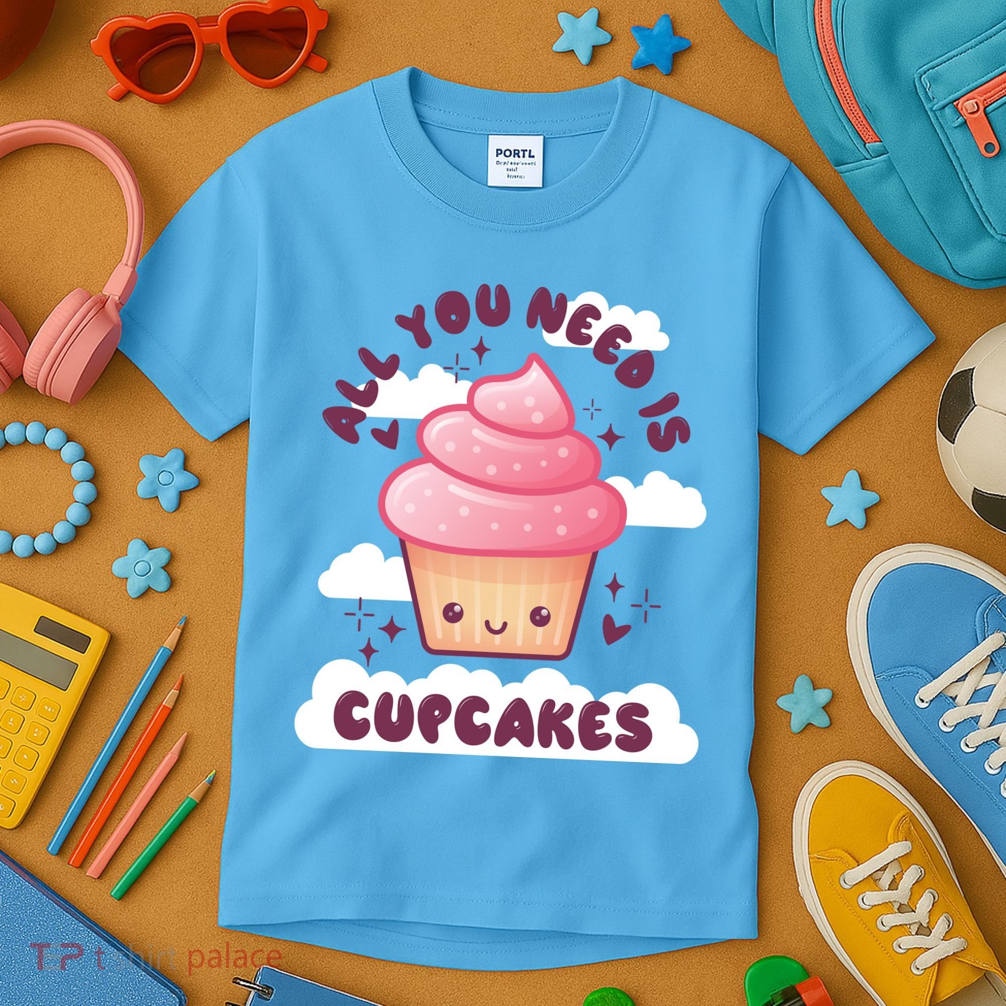 All You Need Is Cupcakes Kids T-Shirt