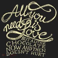 All You Need is Love but a Little Chocolate Doesn't Hurt Valentine's Day Golf Towel thumb 3