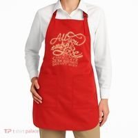 All You Need is Love but a Little Chocolate Doesn't Hurt Valentine's Day Apron thumb 2