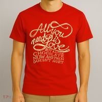 All You Need is Love but a Little Chocolate Doesn't Hurt Valentine's Day T-Shirt thumb 3