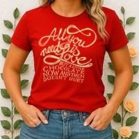All You Need is Love but a Little Chocolate Doesn't Hurt Valentine's Day Women's T-Shirt thumb 2