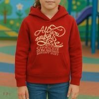 All You Need is Love but a Little Chocolate Doesn't Hurt Valentine's Day Kids Hoodie thumb 3