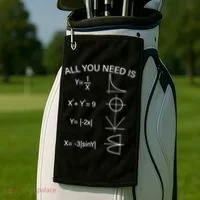 All You Need Is Love Math Equation Golf Towel thumb 2