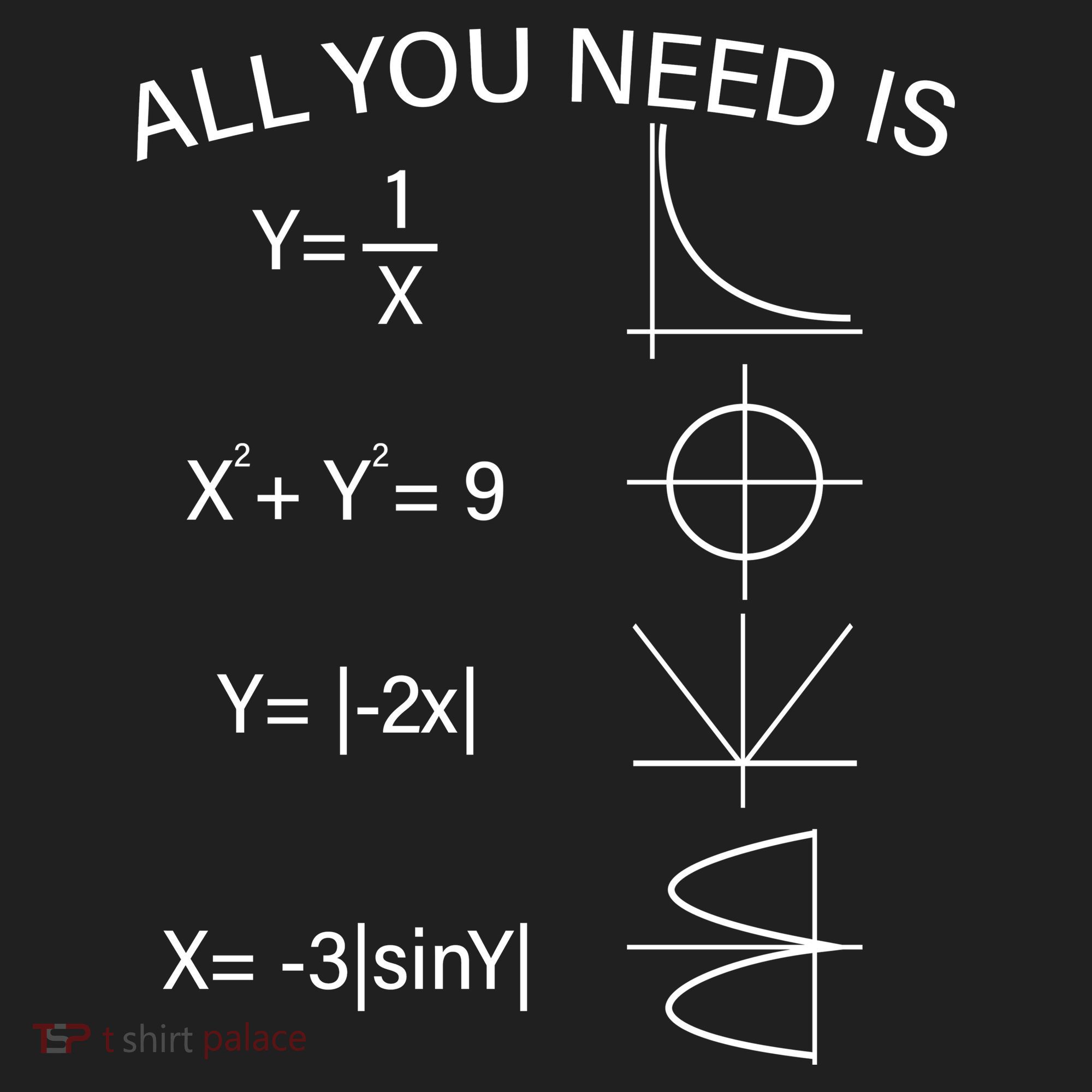 All You Need Is Love Math Equation Golf Towel