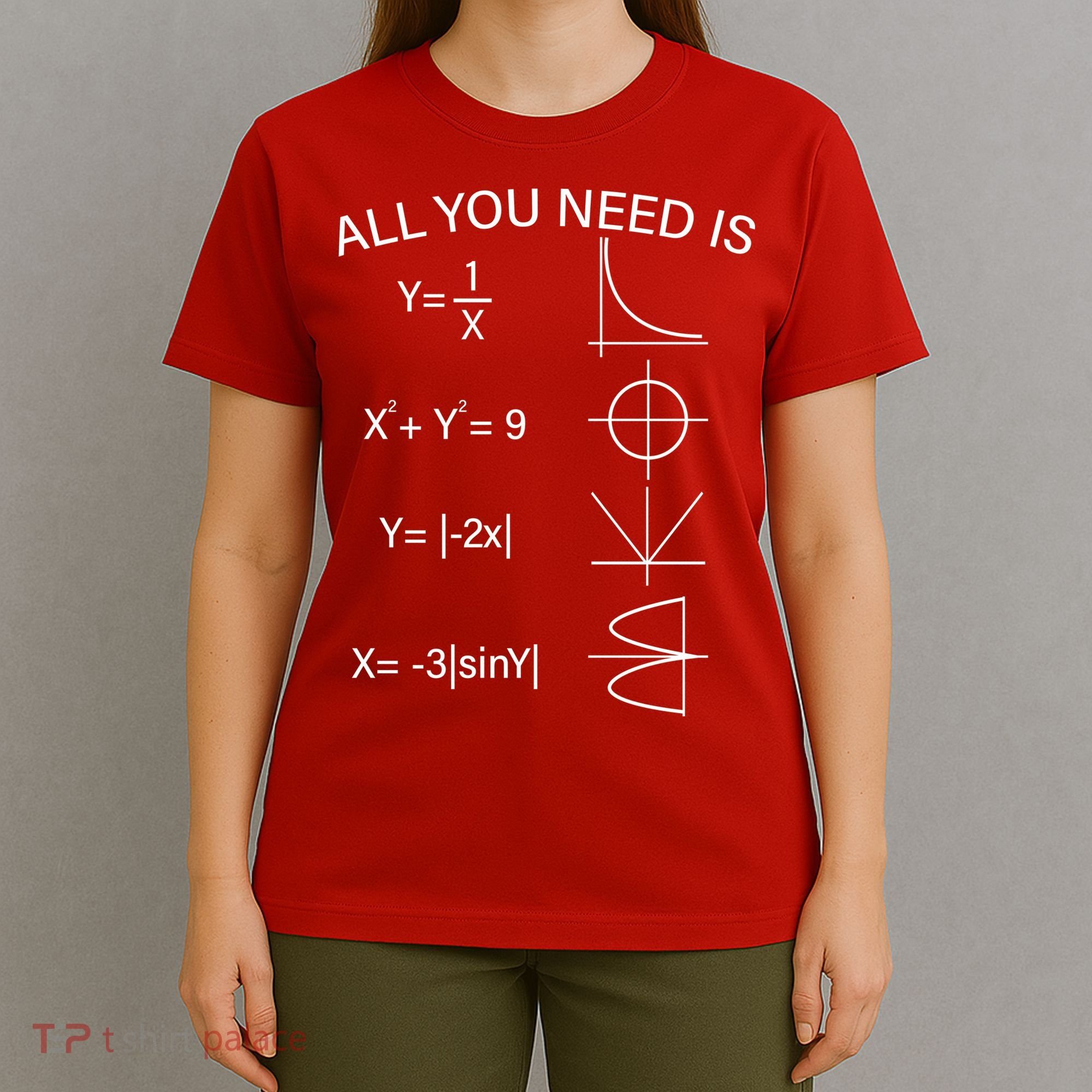 All You Need Is Love Math Equation T-Shirt